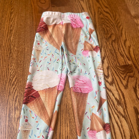 Dori Creations girls size 5/6 mint green ice cream leggings - Picture 2 of 2